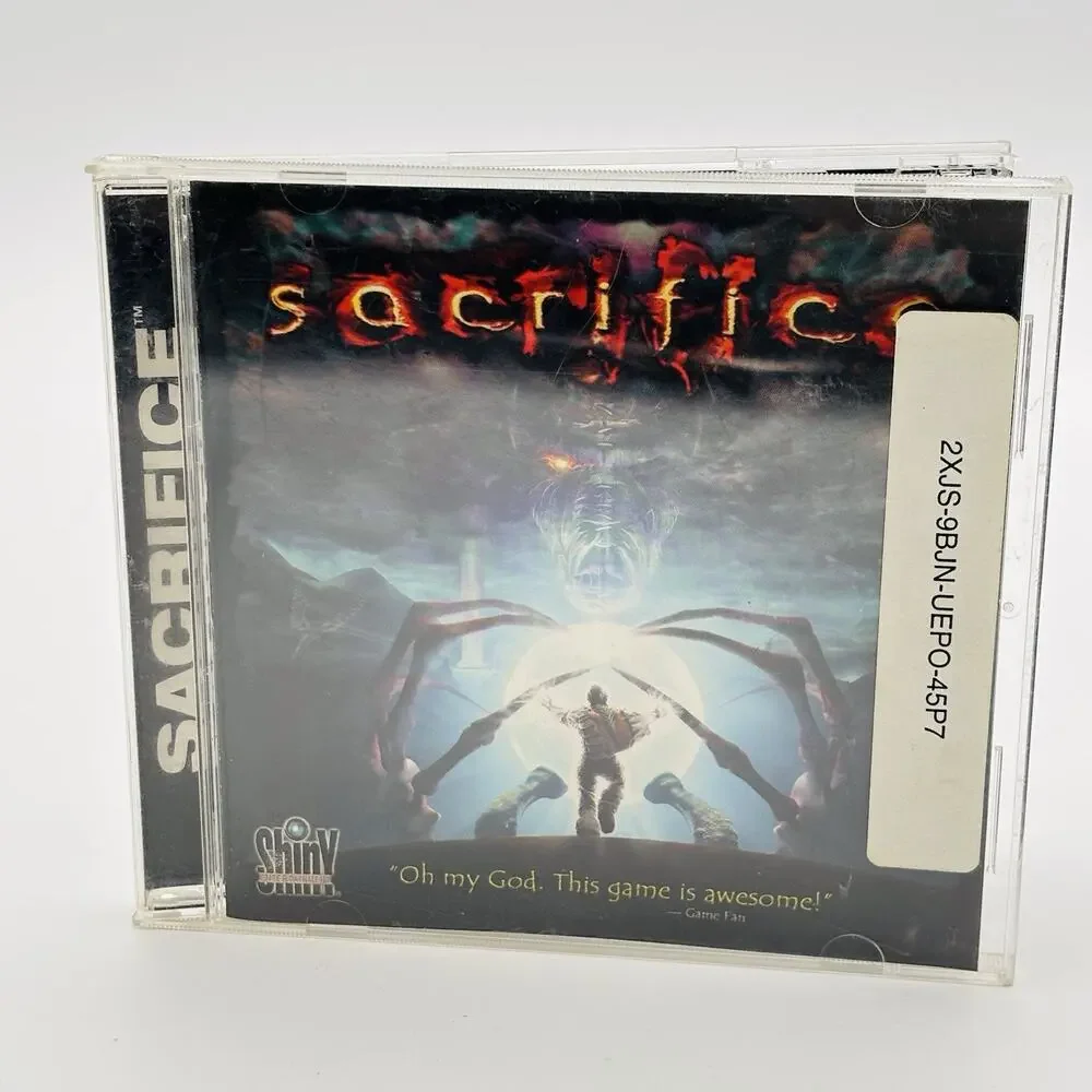 SACRIFICE PC Game CD-Rom 2000 WIN 95/95/XP Complete Very Good Condition